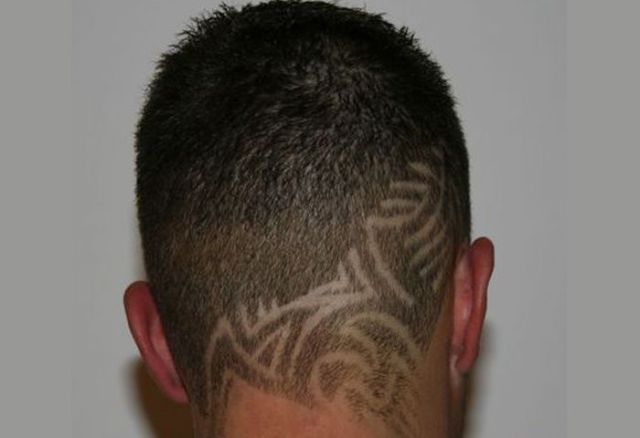 “Tattoos” on Heads and in Hair