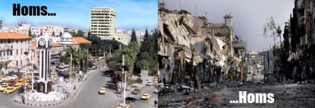 The Devastation and Destruction in Syria