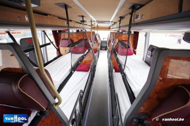 A Bus You Can Sit On or Sleep On