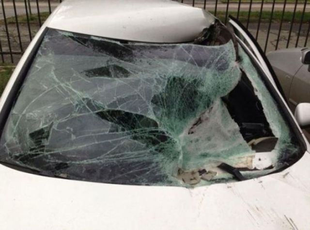 Manhole Cover vs Car