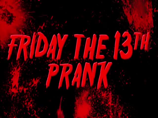 ‘Friday the 13th’ Chainsaw Scare Prank 