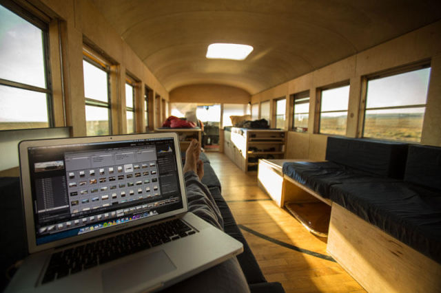A Cool School Bus Conversion into a Fully-Functional Mobile Home