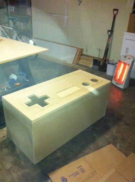 Authentic Homemade Nintendo-Inspired Coffee Table