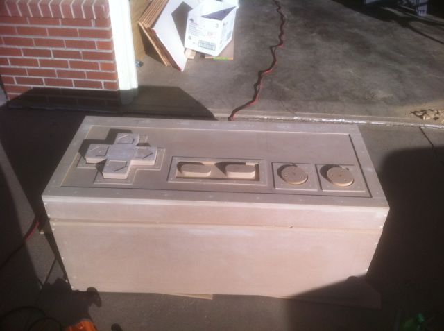 Authentic Homemade Nintendo-Inspired Coffee Table