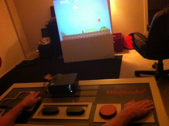 Authentic Homemade Nintendo-Inspired Coffee Table