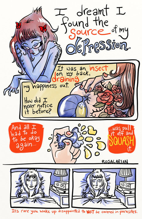 Illustrative Cartoon Images Capture the Essence of Depression