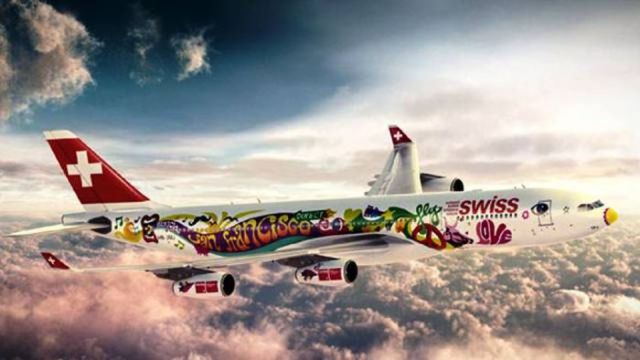 Painted Airplanes Add a Splash of Color to the Sky