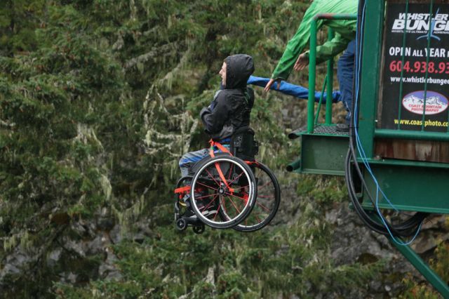 This Wheelchair Bound Dude Is a Definite Thrill-Seeker