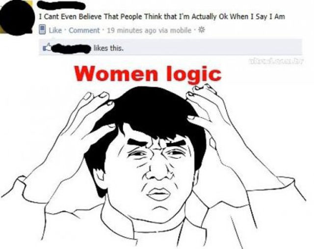A Woman’s Logic Defies Reason