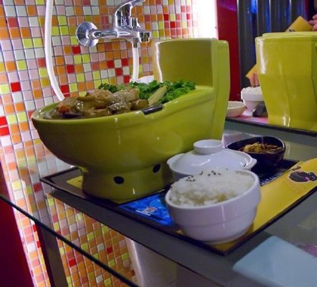 Would You Eat Out Your Food Out of a Toilet?