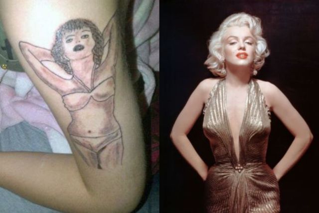 All This Girl Wanted was a Tattoo of Marilyn Monroe…