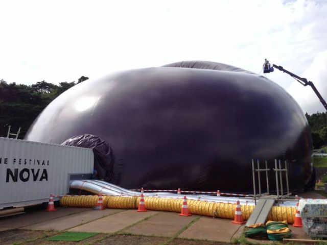 The World’s First Fully Inflatable Concert Hall