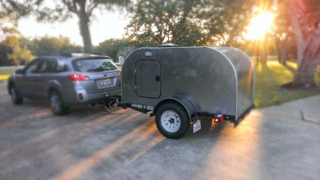 A Homebuilt Mobile Home on a Trailer