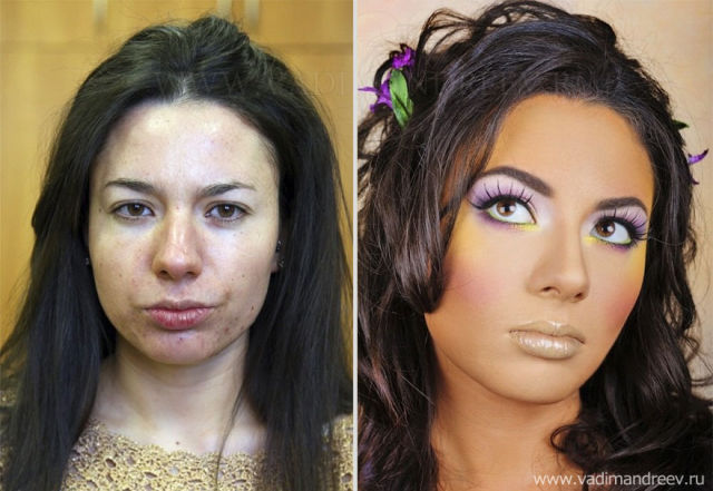 Russian Girls Look Dramatically Different after Makeup
