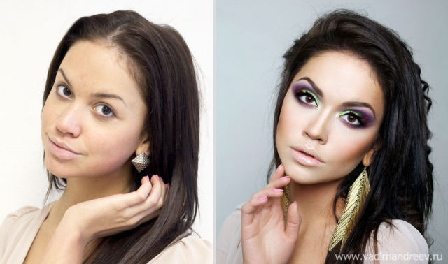 Russian Girls Look Dramatically Different after Makeup