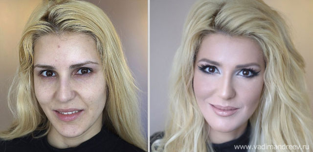 Russian Girls Look Dramatically Different After Makeup 20 Pics