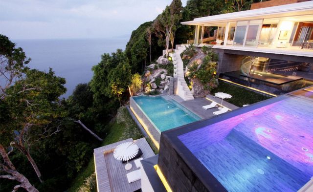 A Spectacularly Extravagant Villa in Thailand