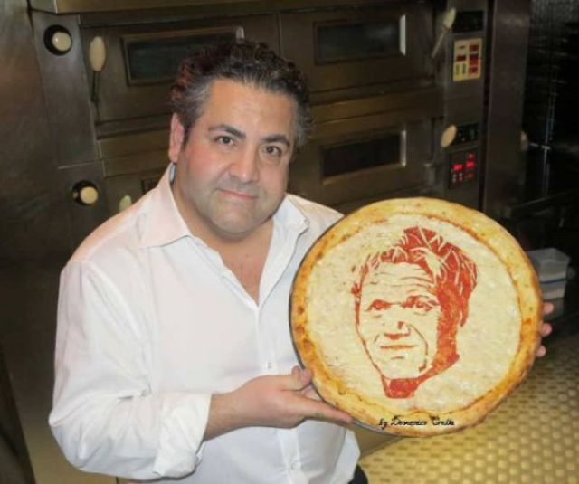A Man Who Turns Normal Pizza into Art