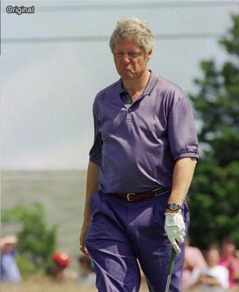 Photoshop Turns a Displeased Bill Clinton into Funny Spinoff Pics