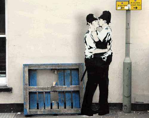 Banksy’s Street Art Gets the GIF Treatment