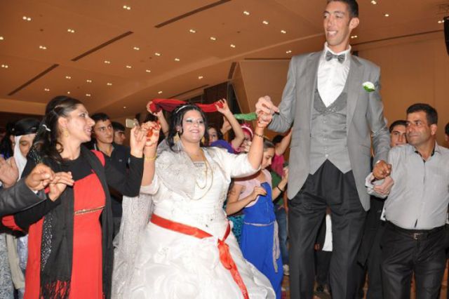 The Tallest Man in the World Gets Married