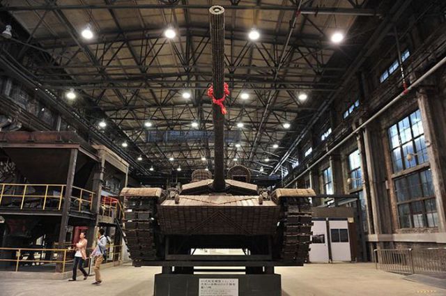 A Tank Built Entirely from Empty Ammo Shells