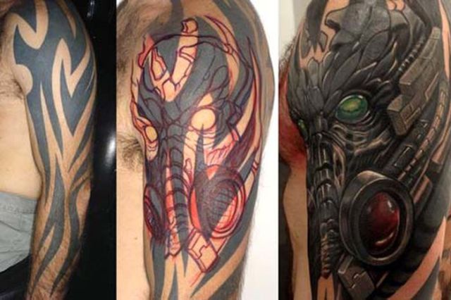 Clever and Creative Cover-Up Tattoo Art
