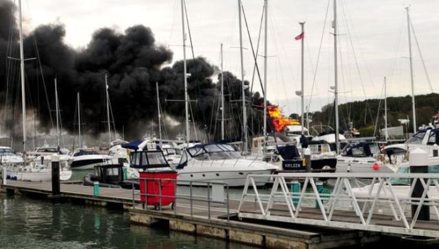 Multimillion Dollar Yacht Goes Up in Flames