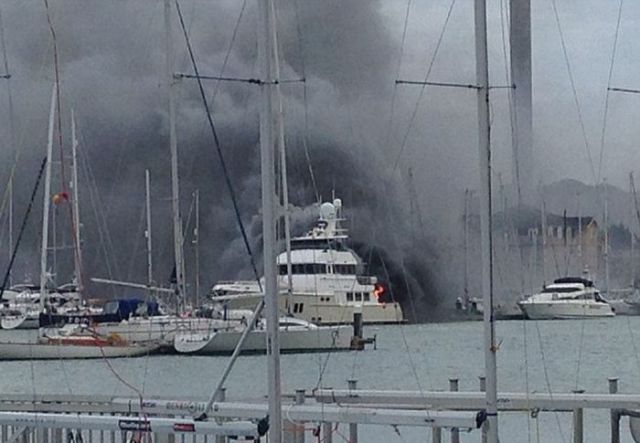 Multimillion Dollar Yacht Goes Up in Flames