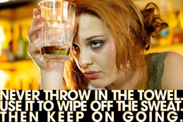 Fitness Quotes Become Hilarious When Coupled with Drinking Photos