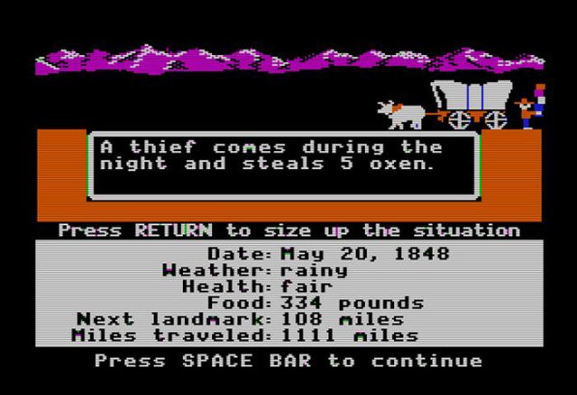 Remembering Oregon Trail through Pictures