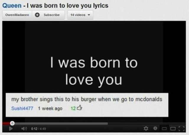 YouTube Comments That Will Tickle Your Funny Bone