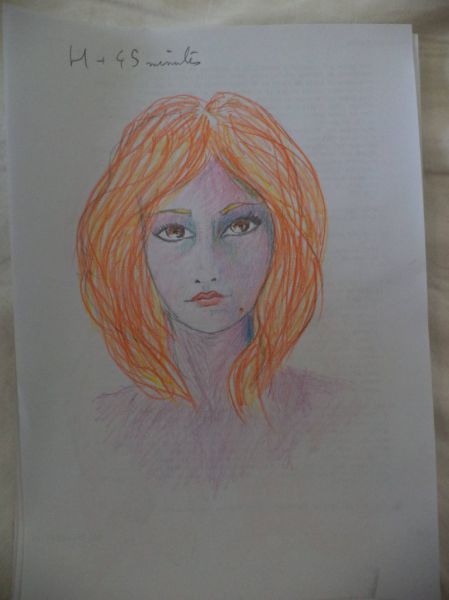Girl Draws Self Portraits During LSD High