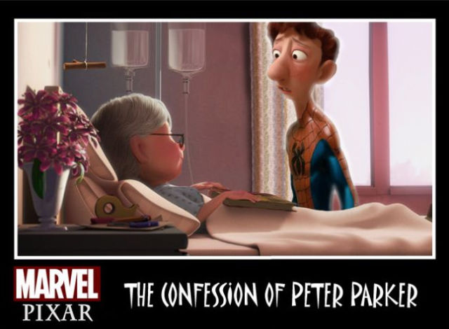 A Cool Marvel and Pixar Comic Mashup