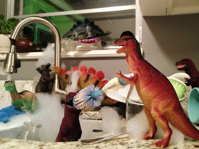 Quirky Parents Make Dinosaurs Come Alive for One Month a Year