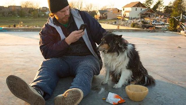 Man Is Reunited with His Dog after Illinois Tornado