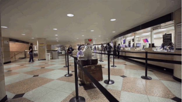 Harry Potter Visits Penn Station in Real-Life