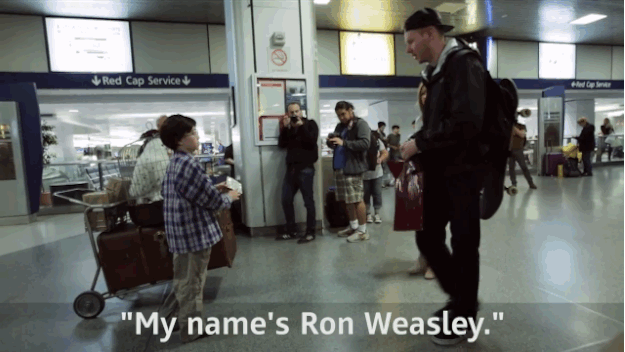 Harry Potter Visits Penn Station in Real-Life
