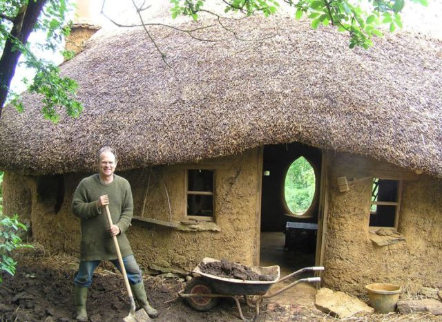 A Cheaply Built Cob House That Is Rented for Milk