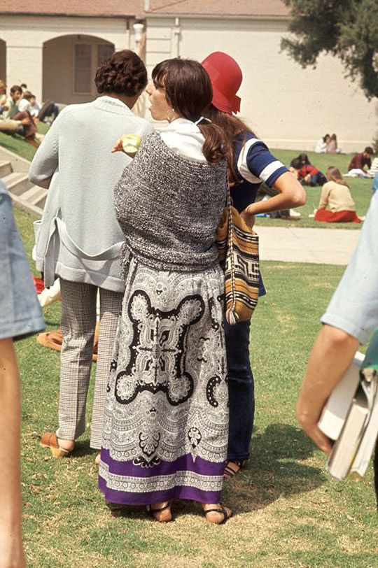 Vintage Photos of American High School Female Students in 1969