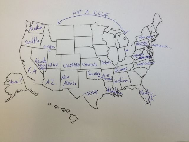 Americans and Brits Try Out Their Map Skills