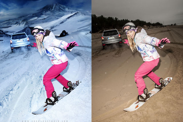 How Winter Clothing Photoshoots are Really Done…