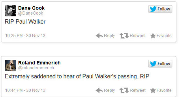 In Memory of Paul Walker