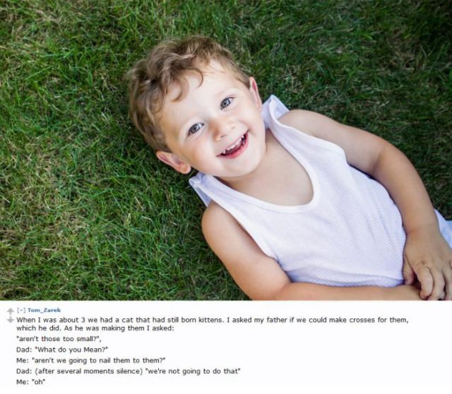 Creepy Comments Said by Kids to Their Parents