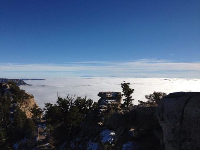 Grand Canyon Fills with Fog