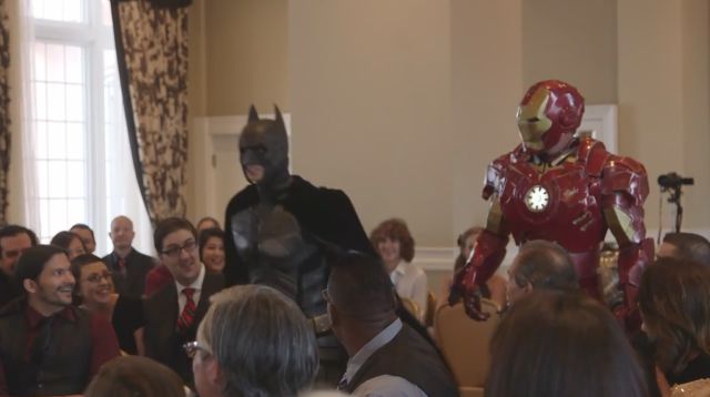 Wedding Gets Interrupted by Ninjas, Ironman and Few Others