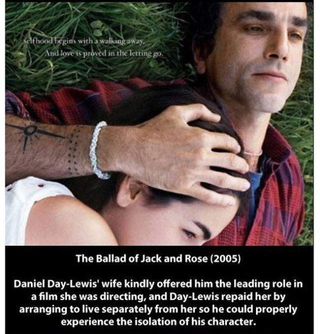 Examples of the Extreme Method Acting of Daniel Day-Lewis