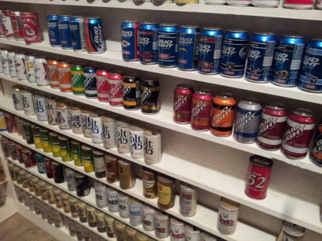 Impressive Beer Can Collection over Thirty Years