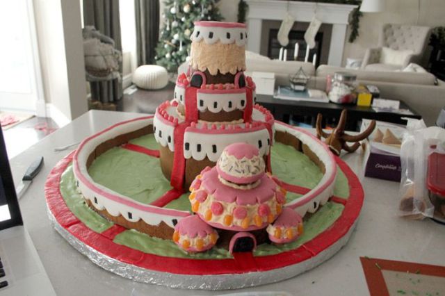 A Fun Fantasy Kingdom Made Entirely out of Gingerbread