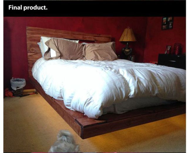 An Awesome Homemade Levitating Bed